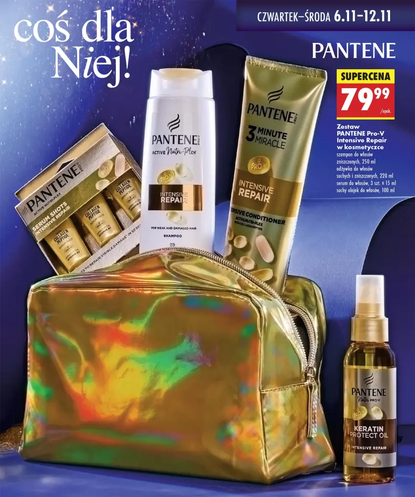 Gazetka promocyjna Biedronka - Twoje Piękne Strony - ważna 06.11 do 13.11.2025 - strona 23 - produkty: Odżywka, Olej, Pantene, Rum, Ser, Serum, Serum do włosów, Szampon