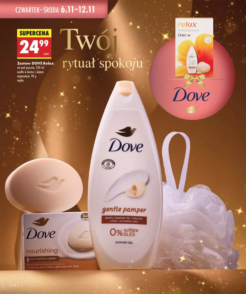 Gazetka promocyjna Biedronka - Twoje Piękne Strony - ważna 06.11 do 13.11.2025 - strona 4 - produkty: Dove, Fa, Mydło, Olej