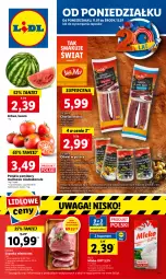Gazetka promocyjna Lidl - GAZETKA - Gazetka - ważna od 13.07 do 13.07.2022 - strona 1 - produkty: Sok, Por, Gra, Oliwki, Pilos, Arbuz, Waga, Olej, Pomidory, Mleko