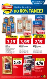 Gazetka promocyjna Lidl - GAZETKA - Gazetka - ważna od 13.07 do 13.07.2022 - strona 15 - produkty: Piec, Krakus, Por, Pur, Gra, Parówki, Pasztet, Parówki z indyka, Szynka, PIKOK, Sport, Morliny
