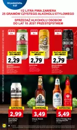 Gazetka promocyjna Lidl - GAZETKA - Gazetka - ważna od 13.07 do 13.07.2022 - strona 38 - produkty: Piwa, Koc, Gra, Kasztelan, Okocim, Kozel