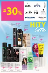 Gazetka promocyjna Hebe - Gazetka - Gazetka - ważna od 02.07 do 02.07.2026 - strona 10 - produkty: Palette, Por, Klej, Schwarzkopf, Color Creme, Taft, Schauma, Czekolada, Szampon, Syoss, Lakier do włosów, Got2b, Lakier, Farba do włosów, Fa