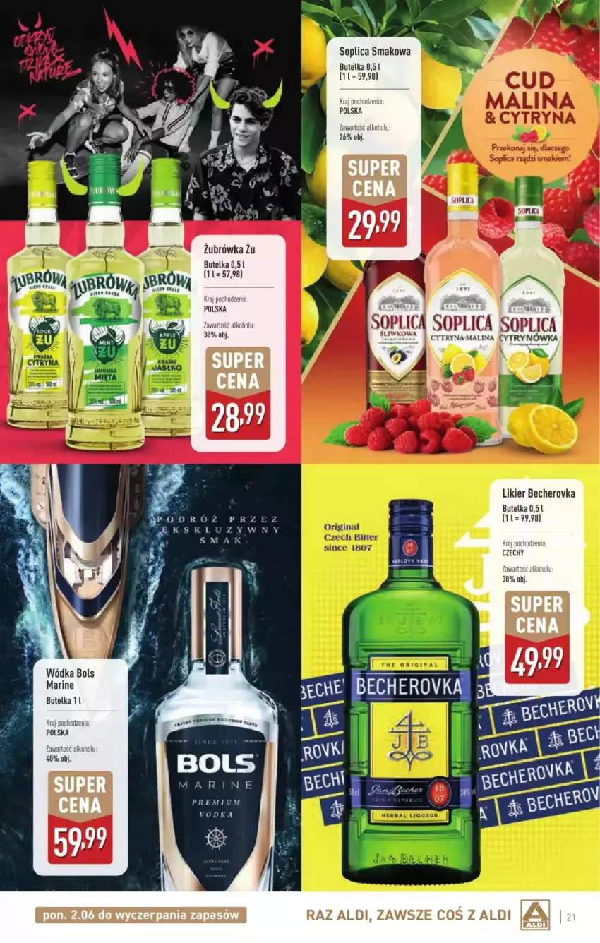 Gazetka promocyjna Aldi - ważna 02.06 do 05.07.2025 - strona 11 - produkty: Bols, Likier, Soplica, Wódka
