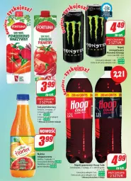 Gazetka promocyjna Dino - Gazetka 14 / 2024 - Gazetka - ważna od 09.04 do 09.04.2024 - strona 4 - produkty: Hoop, Sok, Por, Gra, Fortuna, Napój gazowany, Sok pomidorowy, Napój, Nektar, Hortex