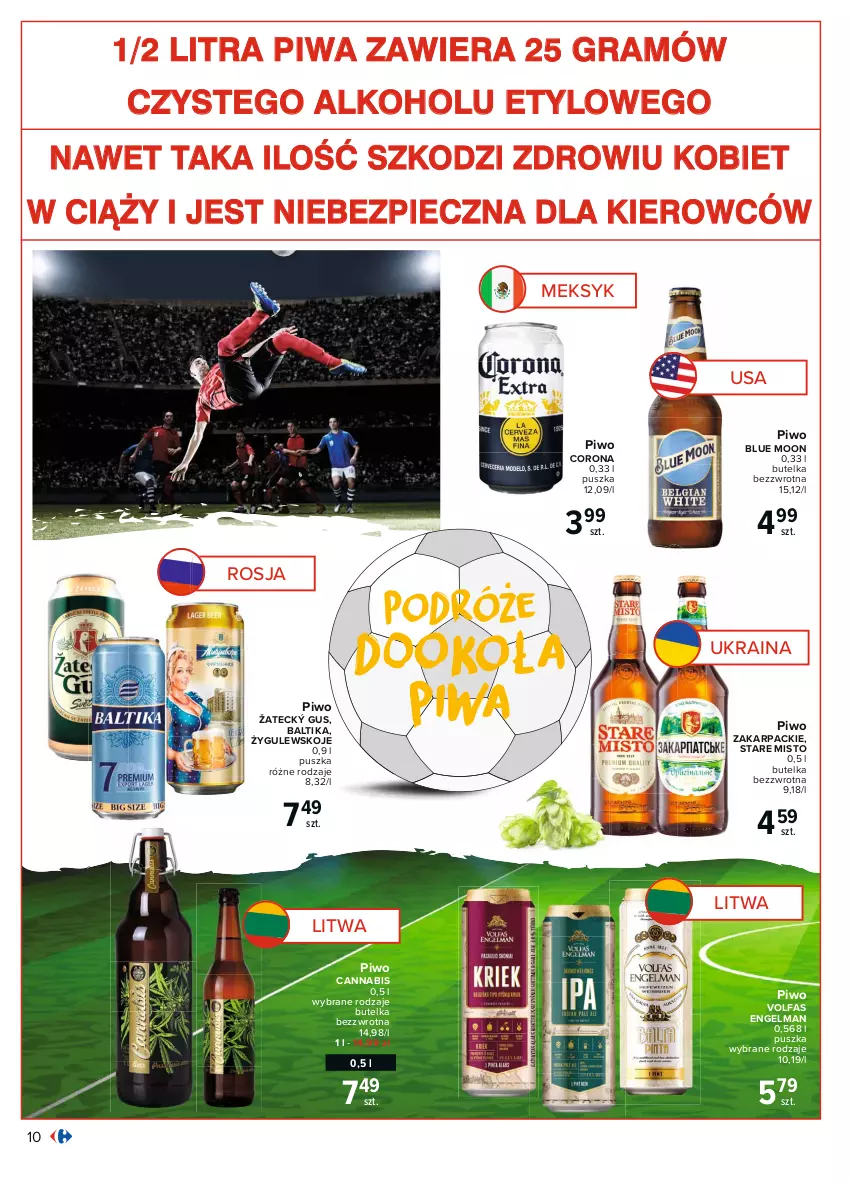 Gazetka promocyjna Carrefour - Gazetka Piwny klub kibica - ważna 31.05 do 19.06.2021 - strona 10 - produkty: Fa, Gra, Karp, Piec, Piwa, Piwo