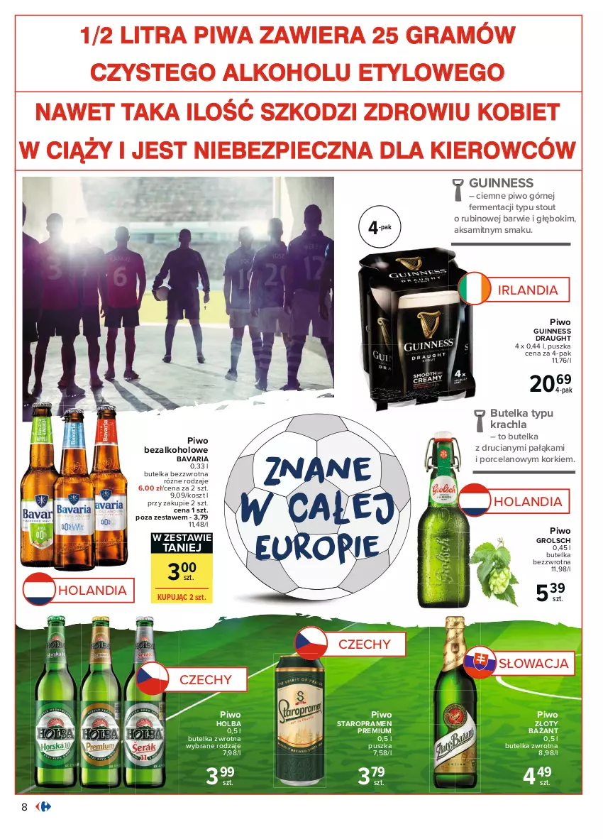 Gazetka promocyjna Carrefour - Gazetka Piwny klub kibica - ważna 31.05 do 19.06.2021 - strona 8 - produkty: Aksam, Gra, Kosz, Piec, Piwa, Piwo, Por, Rubin