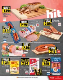 Gazetka promocyjna Topaz - Gazetka - Gazetka - ważna od 22.05 do 22.05.2024 - strona 11 - produkty: Top, Parówki, Pasztet, Saga, LANA, Morliny, Frankfurterki, Gala, Kiełbasa, LG