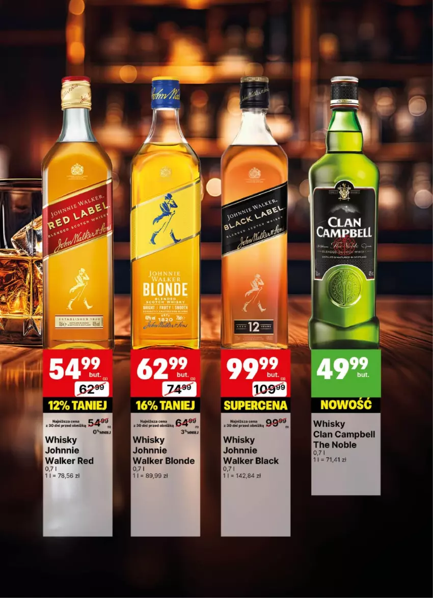 Gazetka promocyjna Delikatesy Centrum - DeliBarek DC39-DC40 - ważna 23.09 do 06.10.2024 - strona 12 - produkty: Bell, Johnnie Walker, Lack, Whisky