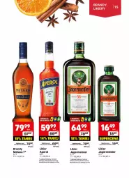 Gazetka promocyjna Delikatesy Centrum - DeliBarek DC39-DC40 - Gazetka - ważna od 06.10 do 06.10.2024 - strona 15 - produkty: Rum, Gra, Acer, Jagermeister, Jagr, Metaxa, Brandy, Likier, Aperol