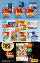 Gazetka promocyjna Biedronka - W tym tygodniu - Gazetka - ważna od 02.11 do 02.11.2022 - strona 23 - produkty: , Szprot, Sushi, Krewetki, Koreczki śledziowe, Mintaj, Dorsz, Olej, Fa