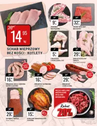 Gazetka promocyjna Bi1 - Nowalijki - Gazetka - ważna od 15.03 do 15.03.2022 - strona 4 - produkty: Kurczak, Kiełbasa szynkowa, Królik, Szynka, Schab wieprzowy, Kotlet, Udziec wołowy, Kiełbasa biała, Kiełbasa