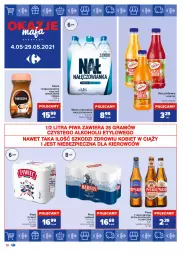Gazetka promocyjna Carrefour - Gazetka Okazje Maja - Gazetka - ważna od 29.05 do 29.05.2021 - strona 10 - produkty: Piwa, Piwo, Piec, Nescafé, Nałęczowianka, Kawa rozpuszczalna, Sok, Gra, Kawa, Tyskie, Sok jabłkowy, Woda mineralna, Woda, Harnaś, Hortex