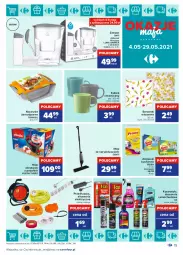 Gazetka promocyjna Carrefour - Gazetka Okazje Maja - Gazetka - ważna od 29.05 do 29.05.2021 - strona 15 - produkty: Dzbanek filtrujący, Ser, Por, Mop, Dzbanek, Serwetki, Vileda, Zmywaki kuchenne, Naczynie żaroodporne, Kubek