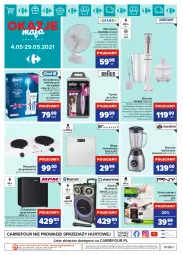 Gazetka promocyjna Carrefour - Gazetka Okazje Maja - Gazetka - ważna od 29.05 do 29.05.2021 - strona 16 - produkty: Chłodziarka, Top, Sok, Noż, Gry, Przewód, Miarka, Blender, Waga łazienkowa, Głośnik, O nas, Biurko, Karta pamięci, Szynka, Silan, Głośnik bluetooth, Bikini, Maszynka, Płyta, Zelmer, Braun, Waga, Manta, Szczoteczka
