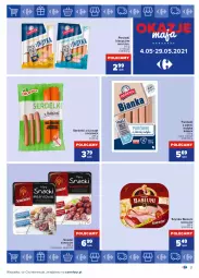 Gazetka promocyjna Carrefour - Gazetka Okazje Maja - Gazetka - ważna od 29.05 do 29.05.2021 - strona 3 - produkty: Sok, Ser, Drobimex, Sokołów, Parówki, Serdelki, Szynka, Bianka