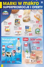 Gazetka promocyjna Makro - [Oferta specjalna] Marki w MAKRO - Gazetka - ważna od 17.01 do 17.01.2022 - strona 4 - produkty: Ser topiony, Top, Ser, Inka, Brie, Jogurt, Rolmlecz, Sałat, Serek, Camembert, Napój, Almette, Mleko