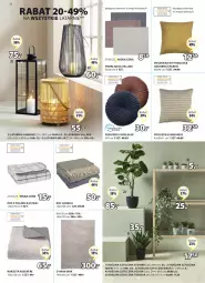 Gazetka promocyjna Jysk - Oferta tygodnia - Gazetka - ważna od 29.03 do 29.03.2022 - strona 23 - produkty: Latarnia, Koc, Poszewka, Podkładka, Narzuta, Roślina sztuczna, Poduszka, Dywan, Podkład