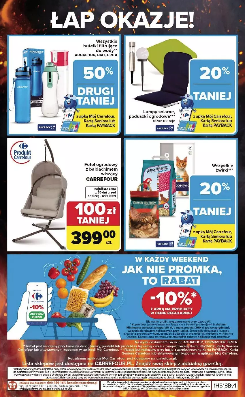 Gazetka promocyjna Carrefour - Gazetka Weekend okazji już od środy! - ważna 29.04 do 02.05.2026 - strona 8 - produkty: Baldachim, Brit, Brita, Fa, Fotel, Gra, Ser