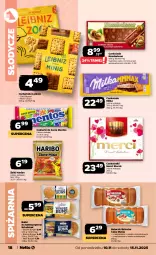 Gazetka promocyjna Netto - Od Poniedziałku - Gazetka - ważna od 15.11 do 15.11.2025 - strona 18 - produkty: Ser, Gin, Cukier, Hamburger, Bułeczki, Sezam, Herbatniki, Burger, Czekolada, Mentos, Cukierki, Haribo, Merci, Milka