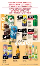 Gazetka promocyjna Netto - Od Poniedziałku - Gazetka - ważna od 15.11 do 15.11.2025 - strona 20 - produkty: Piwa, Piwo, Gra, Somersby, Warka, Tatra, Carlsberg, Radler
