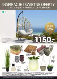 Gazetka promocyjna Jysk - Oferta tygodnia - Gazetka - ważna od 16.04 do 16.04.2023 - strona 3 - produkty: Latarnia, Pur, Koc, Silan, Roślina sztuczna, Siedzisko, Fotel, Poduszka, Lampa