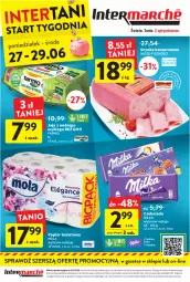 Gazetka promocyjna Intermarche - Gazetka - ważna od 29.06 do 29.06.2022 - strona 4 - produkty: Ser, Papier, Jaja, Papier toaletowy, Szynka konserwowa, Szynka, Czekolada, Mola, Jaja z wolnego wybiegu, Milka, Fa