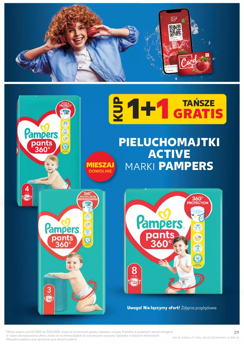 Gazetka promocyjna Kaufland - Gazetka tygodnia - ważna 06.02 do 12.02.2025 - strona 29 - produkty: Gra, Majtki, Pampers, Pieluchomajtki, Waga