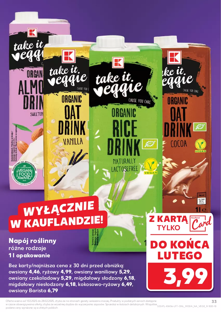 Gazetka promocyjna Kaufland - Gazetka tygodnia - ważna 06.02 do 12.02.2025 - strona 33 - produkty: Kokos, Moda, Napój, Napój roślinny, Ryż