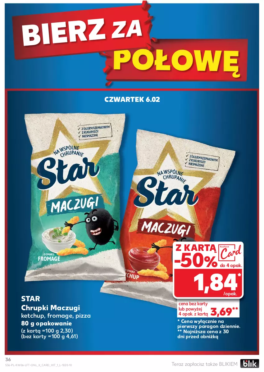 Gazetka promocyjna Kaufland - Gazetka tygodnia - ważna 06.02 do 12.02.2025 - strona 36 - produkty: Chrupki, Ketchup, Pizza, Tera