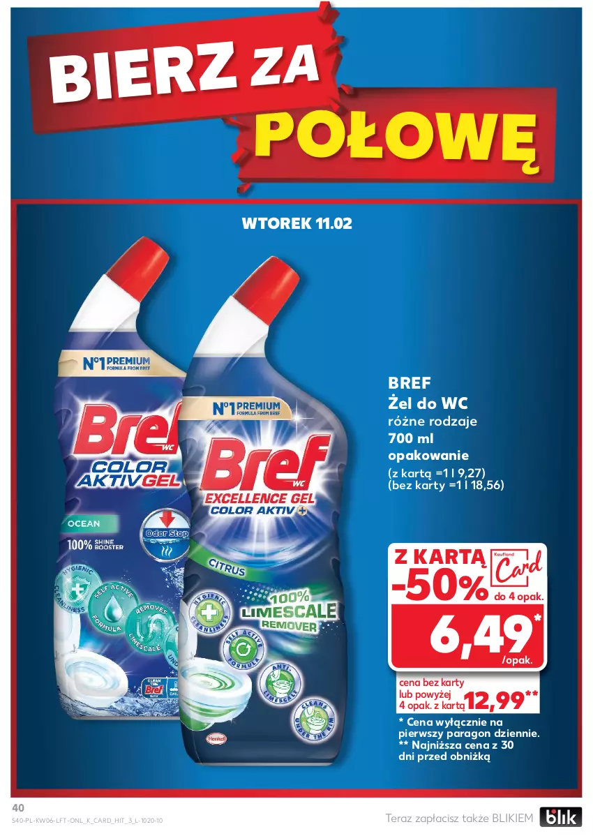 Gazetka promocyjna Kaufland - Gazetka tygodnia - ważna 06.02 do 12.02.2025 - strona 40 - produkty: Bref, Tera