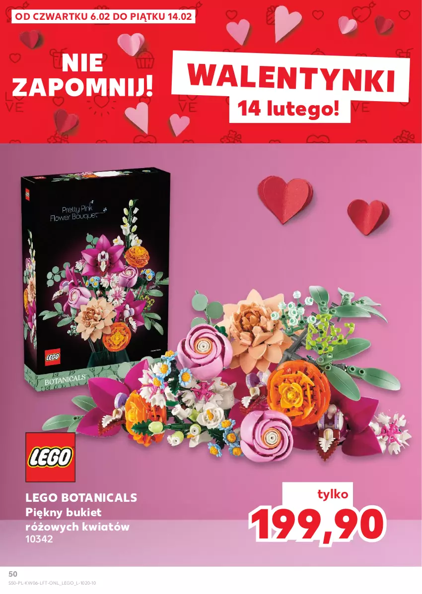 Gazetka promocyjna Kaufland - Gazetka tygodnia - ważna 06.02 do 12.02.2025 - strona 50 - produkty: Bukiet, LEGO