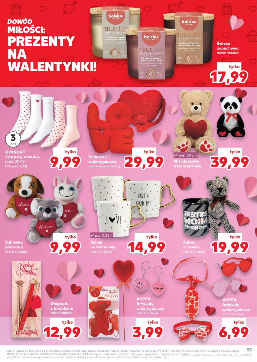 Gazetka promocyjna Kaufland - Gazetka tygodnia - ważna 06.02 do 12.02.2025 - strona 53 - produkty: Długopis, Karp, Kubek, Poduszka, Por, Zabawka