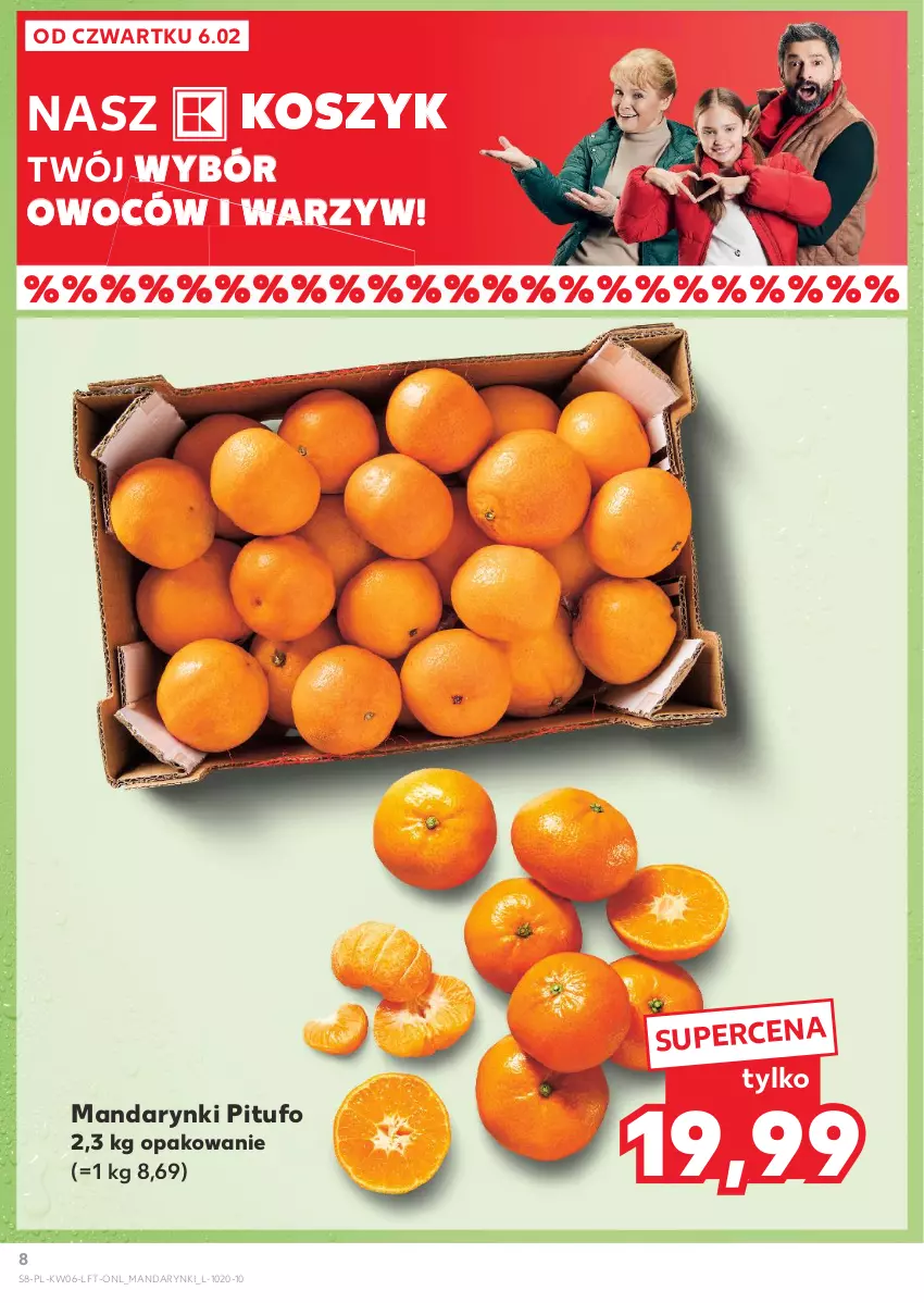 Gazetka promocyjna Kaufland - Gazetka tygodnia - ważna 06.02 do 12.02.2025 - strona 8 - produkty: Kosz, Mandarynki