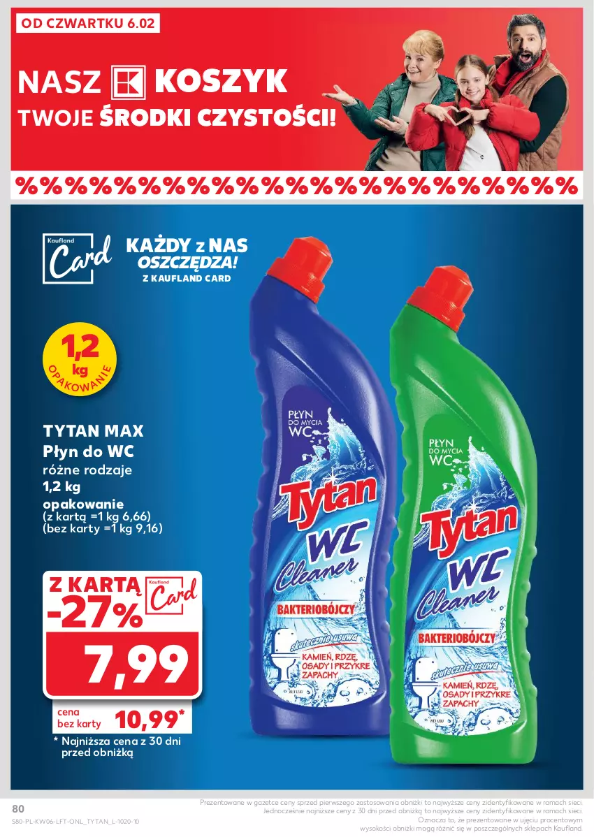 Gazetka promocyjna Kaufland - Gazetka tygodnia - ważna 06.02 do 12.02.2025 - strona 80 - produkty: Kosz, Płyn do wc, Rama, Sok, Tytan