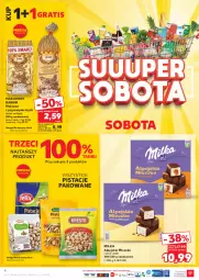 Gazetka promocyjna Kaufland - Gazetka tygodnia - Gazetka - ważna od 12.02 do 12.02.2025 - strona 4 - produkty: Pistacje, Makaron, Gra, Babuni, Mleczko, Waga, Milka