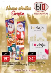 Gazetka promocyjna Bi1 - Słodkie Święta - Gazetka - ważna od 14.06 do 14.06.2021 - strona 1 - produkty: Ziaja, Toffifee, Renifer