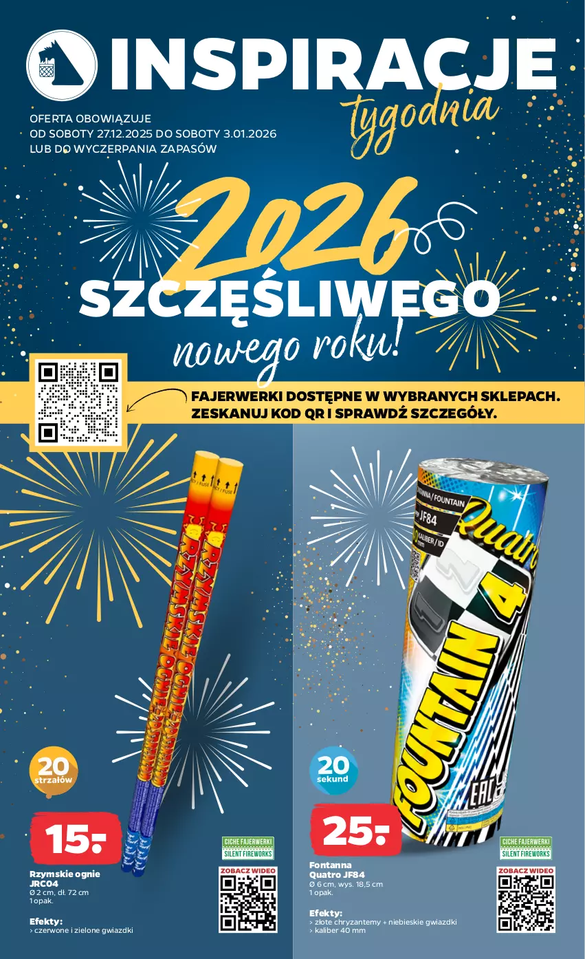 Gazetka promocyjna Netto - Od Soboty - ważna 27.12.2025 do 03.01.2026 - strona 2 - produkty: Fa, Rzymskie ognie