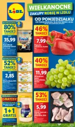 Gazetka promocyjna Lidl - GAZETKA - Gazetka - ważna od 20.03 do 20.03.2024 - strona 1 - produkty: Kurczak, Majonez, Gra, Finish, Papryka czerwona, Papryka, Pilos, Winogrona, Zmywarki, Wino, Masło