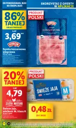 Gazetka promocyjna Lidl - GAZETKA - Gazetka - ważna od 20.03 do 20.03.2024 - strona 14 - produkty: Ser, Jaja, Szynka konserwowa, Szynka, Olej