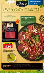 Gazetka promocyjna Lidl - GAZETKA - Gazetka - ważna od 20.03 do 20.03.2024 - strona 37 - produkty: Ser, Carpaccio, Wołowina, Oliwa z oliwek, Oliwa