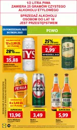 Gazetka promocyjna Lidl - GAZETKA - Gazetka - ważna od 20.03 do 20.03.2024 - strona 52 - produkty: Piwo, Tyskie, Perła, Imbir
