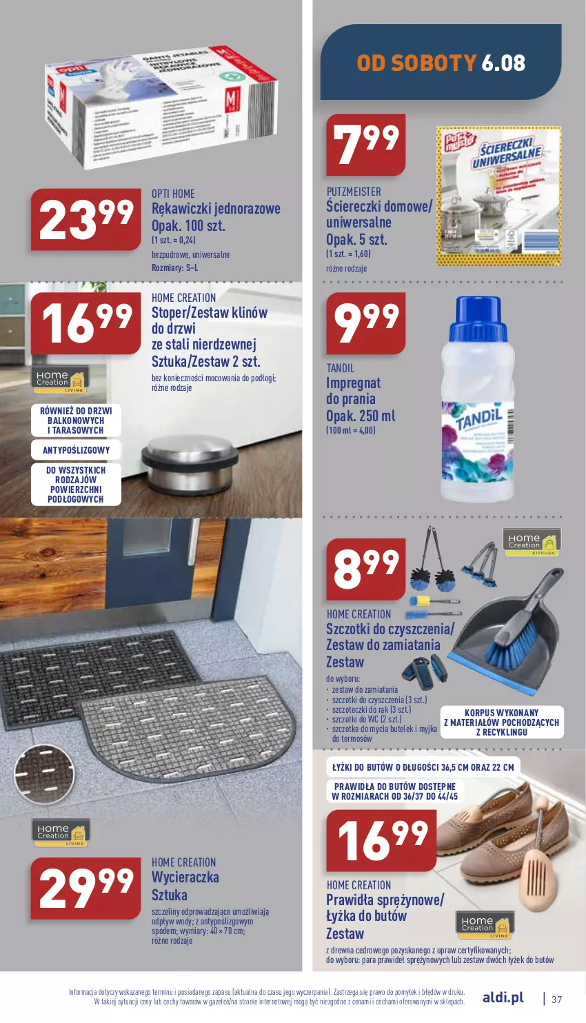 Gazetka promocyjna Aldi - Pełny katalog - ważna 01.08 do 06.08.2022 - strona 37 - produkty: Drzwi, Putzmeister, Szczotka, Termos, Top, Wycieraczka