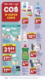 Gazetka promocyjna Aldi - Pełny katalog - Gazetka - ważna od 06.08 do 06.08.2022 - strona 14 - produkty: Emulsja, Sól, Do mycia naczyń, Pampers, Lactacyd, Worki na śmieci, Płyn do mycia naczyń, Canpol, Worki na śmiec, Dzieci, Sól do kąpieli, Płyn do mycia, Fa