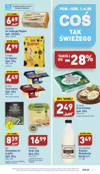 Gazetka promocyjna Aldi - Pełny katalog - Gazetka - ważna od 06.08 do 06.08.2022 - strona 7 - produkty: Top, Ser, Gin, Hofburger, Maślanka, Limburger, Kawa, Lodówka, Radamer, Serek, Burger, Gouda, Grill, LG