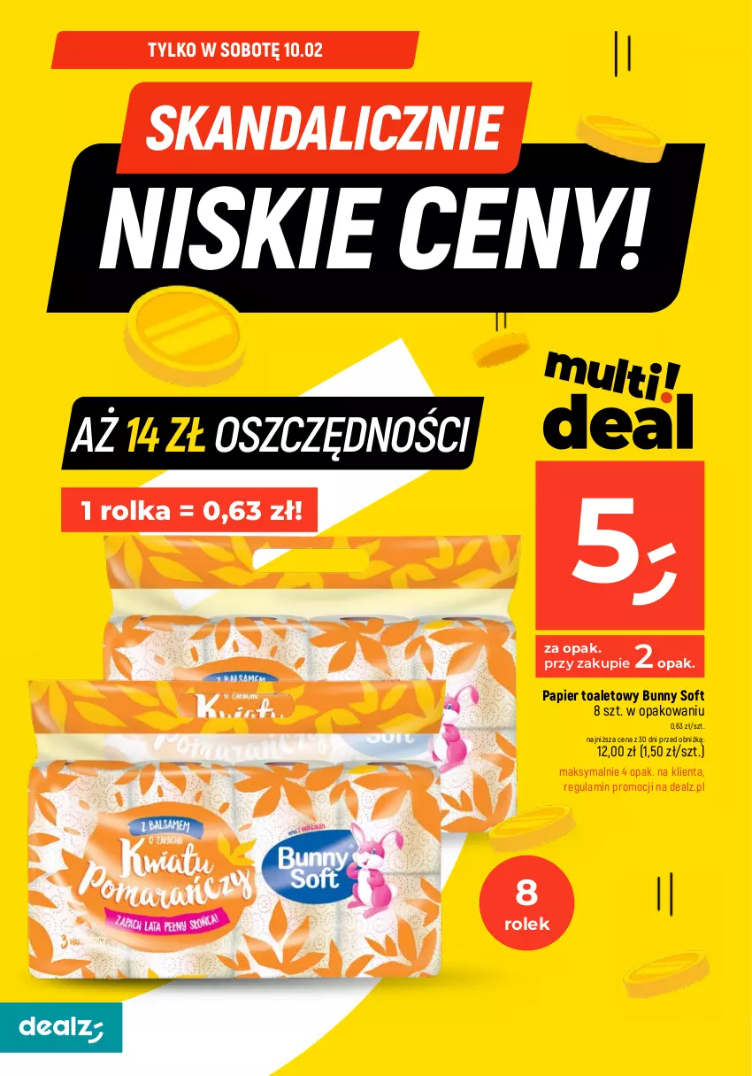 Gazetka promocyjna Dealz - MAKE A DEALZ - ważna 08.02 do 14.02.2024 - strona 8 - produkty: Finish, Papier, Papier toaletowy, Tablet, Tabletki do zmywarki, Zmywarki