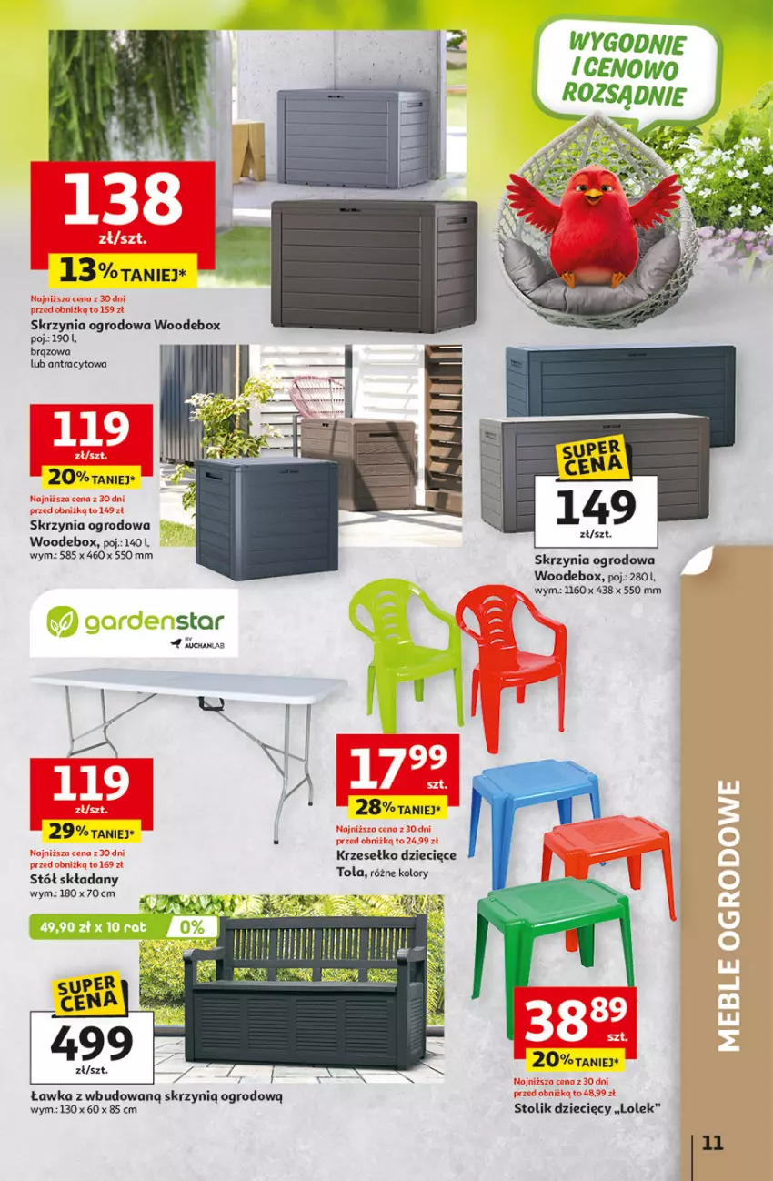 Gazetka promocyjna Auchan - 30 Lat Hipermarket - ważna 23.04 do 28.04.2026 - strona 11 - produkty: Dzieci, Stół, Stolik