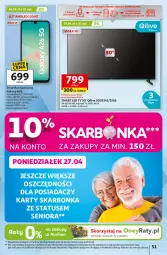 Gazetka promocyjna Auchan - 30 Lat Hipermarket - Gazetka - ważna od 28.04 do 28.04.2026 - strona 51 - produkty: LED TV, Gra, Amol, Bateria, Samsung, Gala, Smartfon