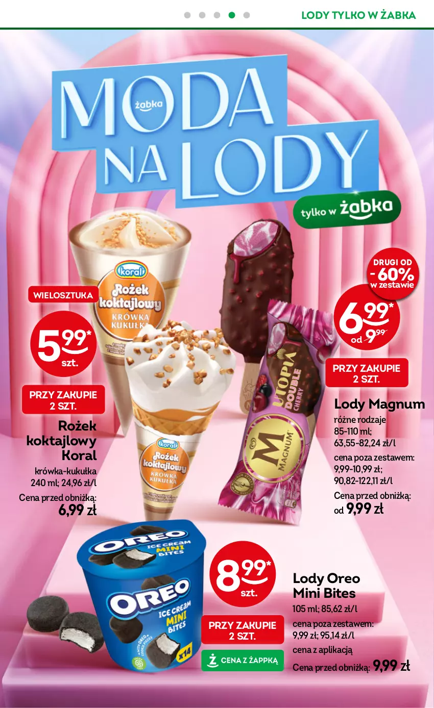 Gazetka promocyjna Żabka - ważna 04.06 do 17.06.2025 - strona 13 - produkty: Lody, Oreo