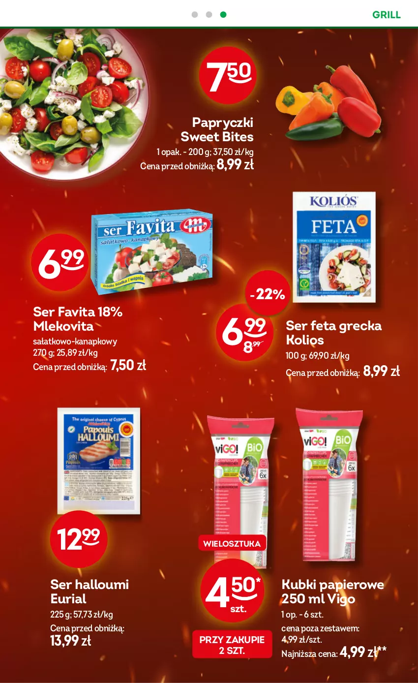 Gazetka promocyjna Żabka - ważna 04.06 do 17.06.2025 - strona 20 - produkty: Fa, Favita, Feta, Grill, Mleko, Mlekovita, Papier, Sałat, Ser