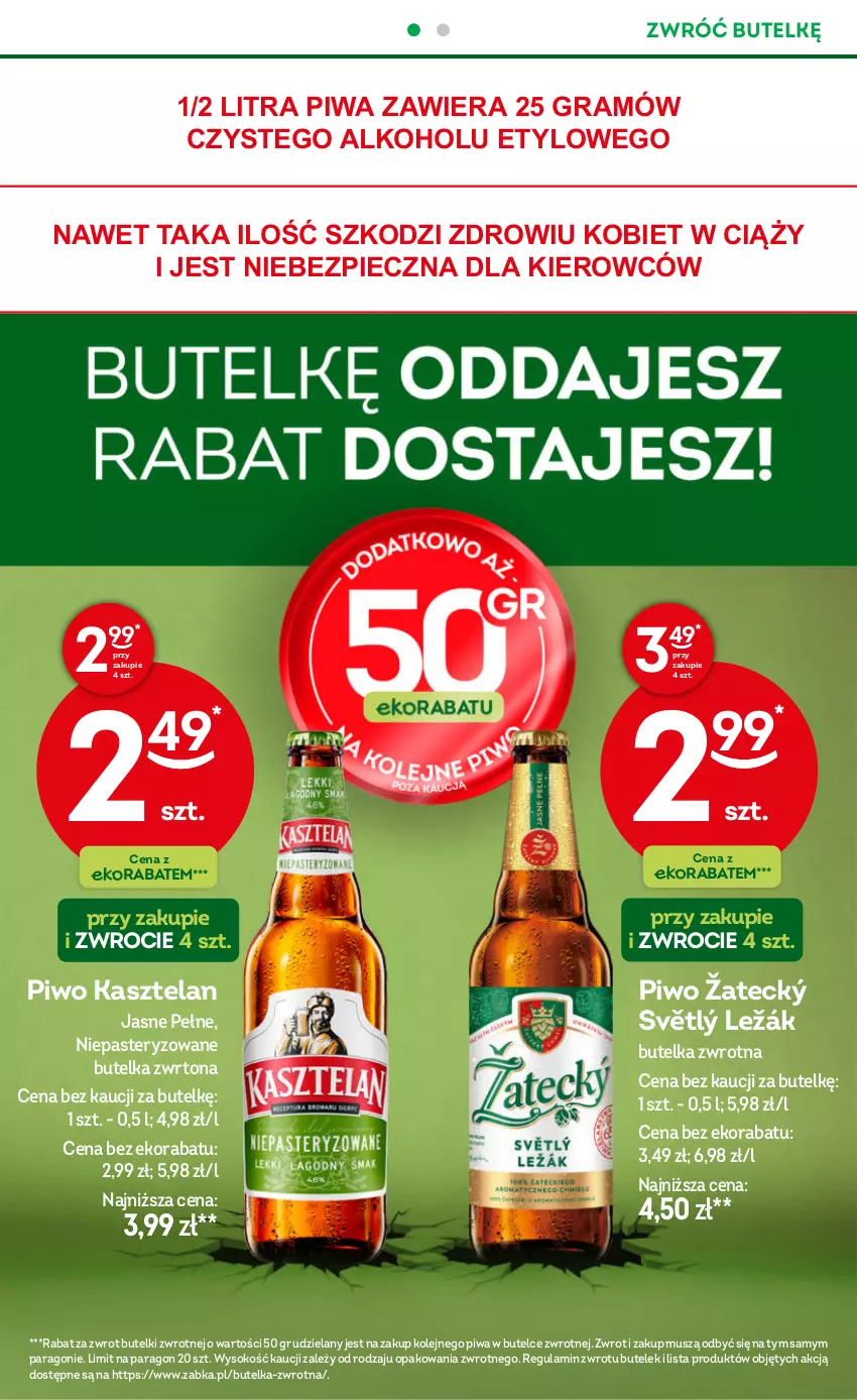 Gazetka promocyjna Żabka - ważna 04.06 do 17.06.2025 - strona 26 - produkty: Gra, Kasztelan, Mus, Olej, Piec, Piwa, Piwo, Sok